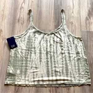 GAP Spaghetti strap tie-dye top